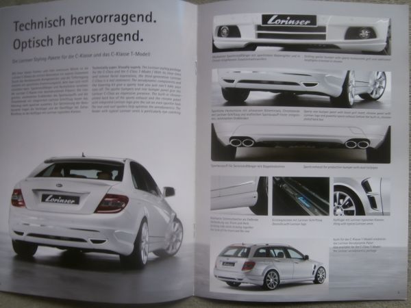 Lorinser Mercedes Benz C-Klasse BR204 +T-Modell Tuning Katalog August 2010