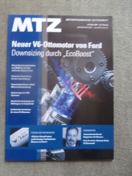 Motortechnische Zeitschrift 3/2009 Ford V6 Ottomotor Ecoboost 3,5l V6 Motor, Mazda LNT Katalytische Eigenschaften