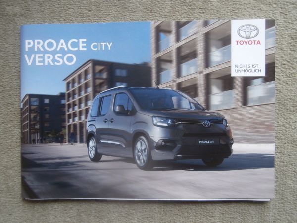 Toyota Proace City Verso  Combi +Team Deutschland L1 L2 81kw 96kw 75kw Benzin Diesel+Preisliste
