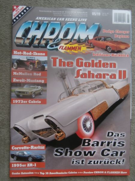 Chrom & Flammen 5/2019 Corvette ZR-1,665er Dodge Dart GT Cabriolet,56er Buick Special