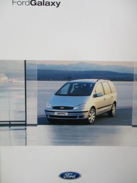 Ford Galaxy Ambiente Trend Ghia Katalog August 2001