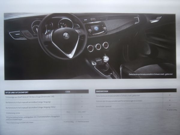 Alfa Romeo Giulietta 1.4TB16V 1.6JTdm 16V 2.0JTDm +Lusso Ti +Speciale Preisliste Juli 2020