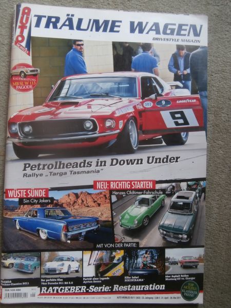 Automobiles Träume Wagen 5/2011 Mercedes Benz W113 Pagode Kaufberatung,74er Porsche 911 RS 3.0,