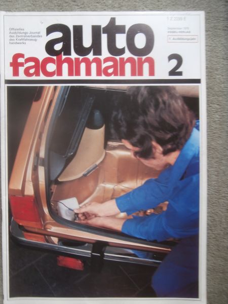 auto fachmann 9/1979 BMW mit Bosch Motronic,Vespa Mofa,48.IAA