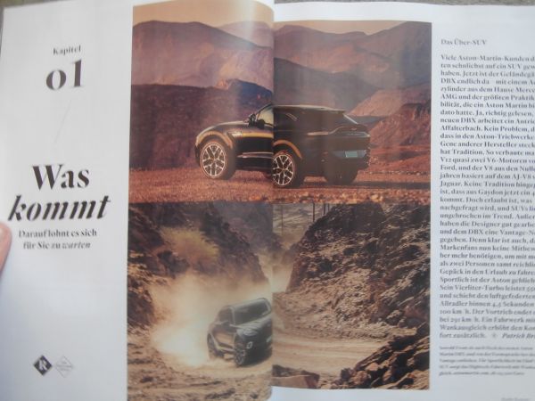 Robb Report Nr.18 Fernweh Aston Martin DBX,Audi RS2 Avant,Brabus 800 XLP,Maybach GLS 600 4Matic,911 Targa (Typ992)