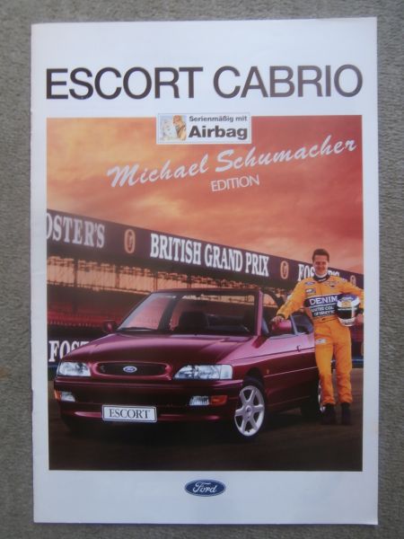 Ford Escort Cabrio Michael Schumacher Edition August 1993