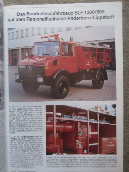 blaulicht fahrzeugmagazin 12/1984 Sonderlöschfahrzeug SLF 1200/500,BGS 280GE BR460,Saurer Drehleiter DL30