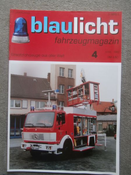 blaulicht fahrzeugmagazin 4/1992