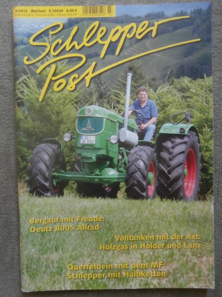 Schlepper Post 3/2013 Deutz 8005 Allrad,