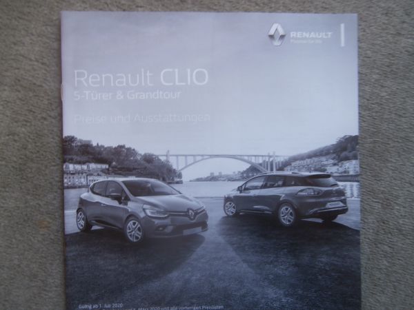 Renault Clio 5-Türer & Grandtour Preise & Ausstattungen Juli 2020