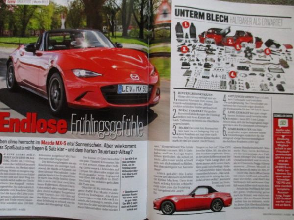 auto test 8/2020 VW T1 Samba mit Strom, Kaufberatung Kia Ceed, gebraucher Audi A4 Avant, Mazda MX-5 Dauertest (ND)