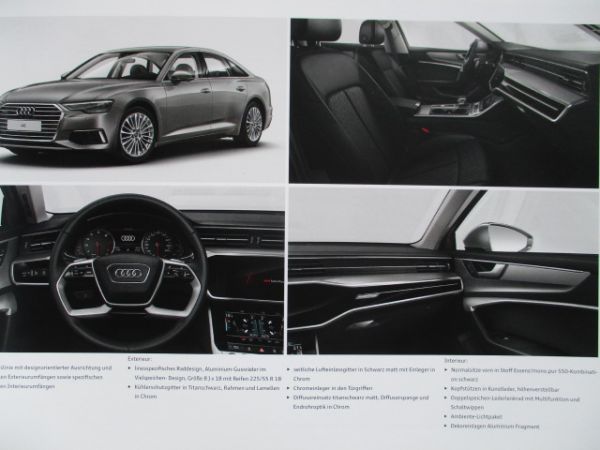 Audi A6 (4K) Limousine 55TFSI quattro 50TDI quattro 250kw 210kw Preisliste Mai 2018