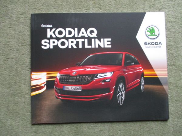 Skoda Kodiaq Sportline Prospekt TSI +TDI SCR +Preisliste Juli 2020