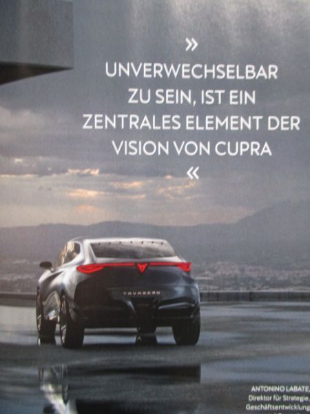Cupra Magazin Nr.1 Tavascan +e-Racer +Ateca Limited Edition +R Sportstourer