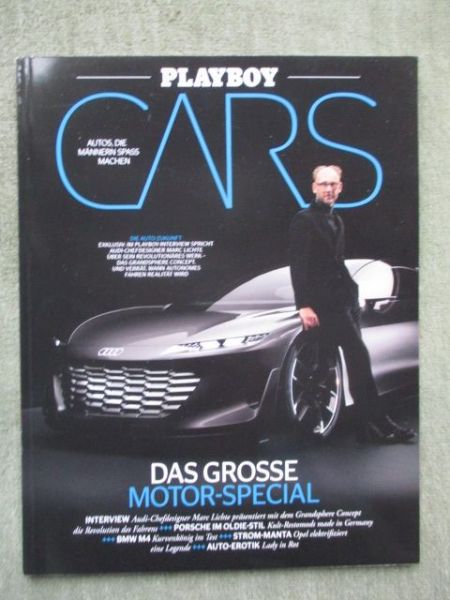 Playboy Cars 11/2021 Motor-Special Audi +Porsche Restomod,BMW M4 Coupé Test,Opel Manta-e,Lady in Rot