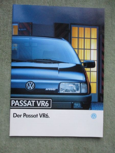 VW Passat +Variant VR6 Typ35i Katalog August 1992