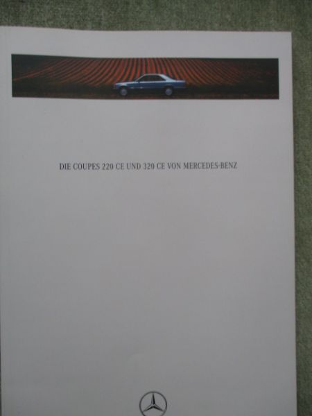 Mercedes Benz 220CE 320CE C124 Coupés Katalog Oktober 1992 NEU