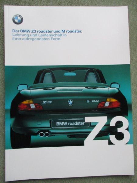 BMW Z3 roadster +M roadster E36/7 Facelift E36/7 März 2000 NEU