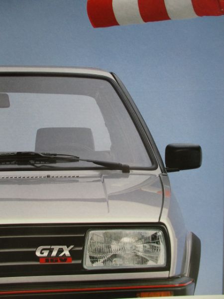 VW Jetta Typ 19E GTX 16V +GTX 82kw 102kw 79kw und 95kw Katalog August 1987 Rarität
