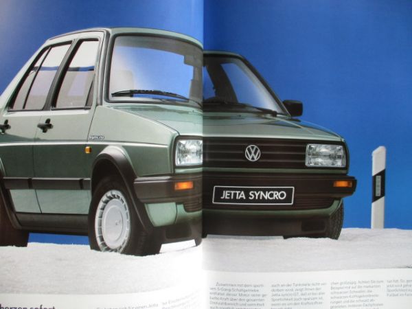 VW Jetta Syncro Typ19E Katalog Januar 1988