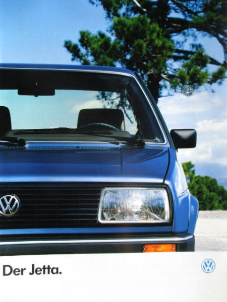 VW Jetta Typ16E GL GT GTD GT Juli 1986 +Technisches Datenblatt