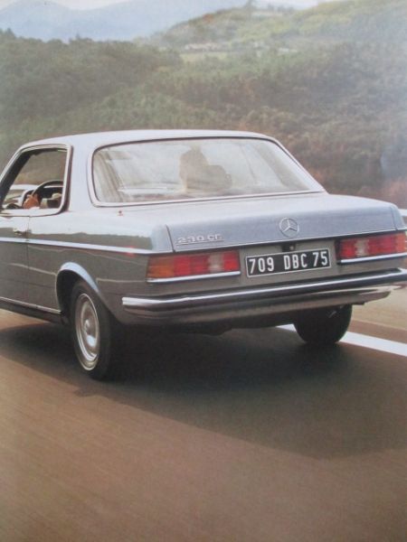 Mercedes Benz 230CE 280CE C123 Katalog September 1982