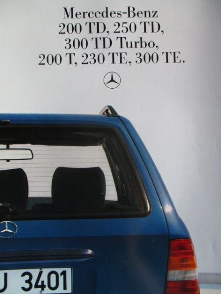 Mercedes Benz 200TD 250TD 300TD Turbo 200T 230TE 300TE August 1985 W124