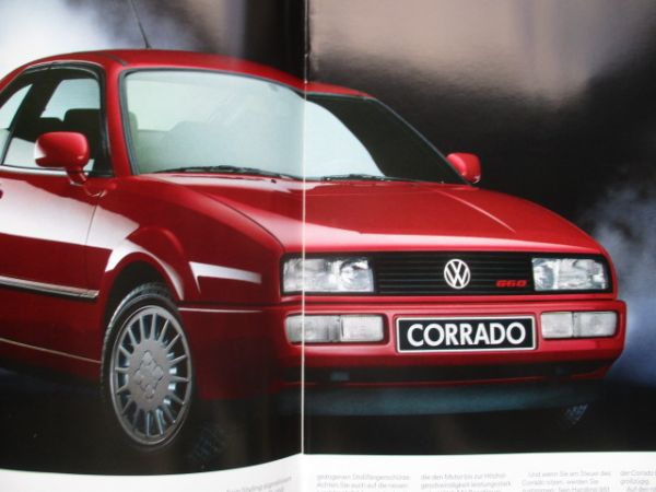 VW Corrado Typ53I G60 Prospekt August 1988+Preisliste