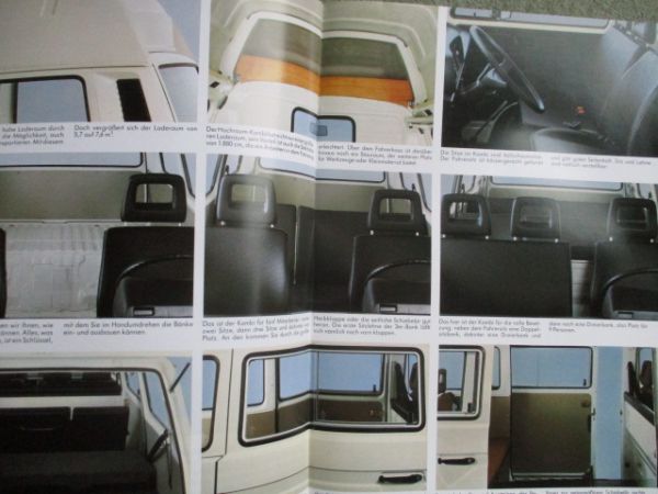 VW T3 Transporter +Pritsche +Kastenwagen Kombi+Syncro Katalog August 1985