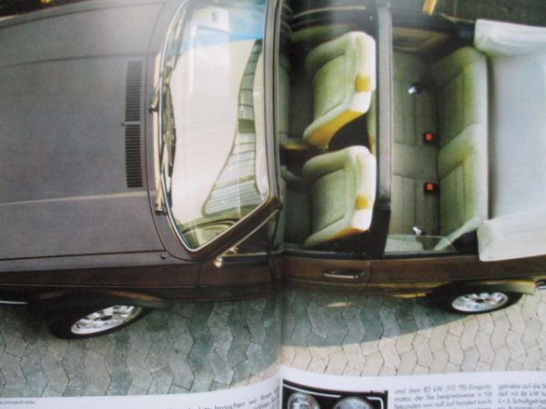 VW Golf Typ17 Cabriolet 55kw 66kw 70kw 82kw Katalog August 1984 Rarität