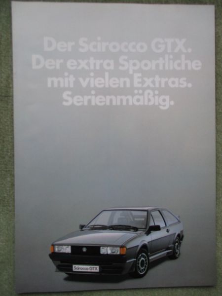 VW Scirocco GTX 66kw +82kw Prospekt