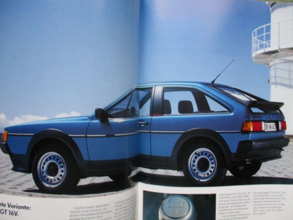 VW Scirocco Typ53B +GT16V GTX 16V Prospekt Juli 1986