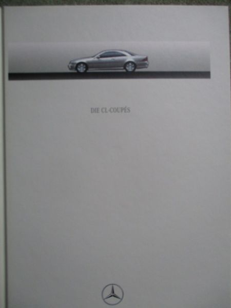 Mercedes Benz CL-Coupés BR215 CL500 CL600 August 1999 Buch