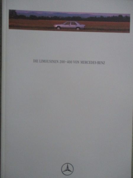 Mercedes Benz 200E 220E 300E 4Matic 320E 400E 200d 250d TD 300d 300d Turbo +4Matic W124 Limousinen Februar 1993
