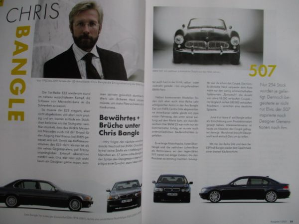Classic Trader Magazin 1/2021 Design by Zagato BMW Bangle +Massimo Tamburini, Z8 E52