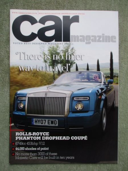 car magazine 2007 Rolls-Royce Phantom Drophead Coupé Special Sonderdruck Englisch