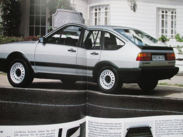 VW Passat Typ32B Katalog 44kw 55kw 66kw 85kw 100kw +Diesel 40kw 51kw Januar 1986
