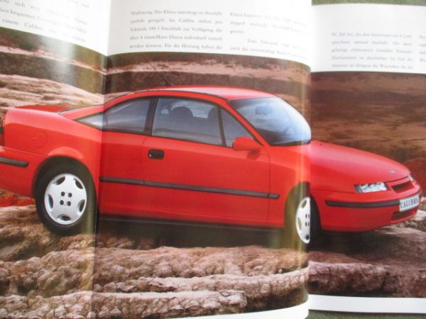 Opel Calibra +16V Prosekt Oktober 1991 NEU