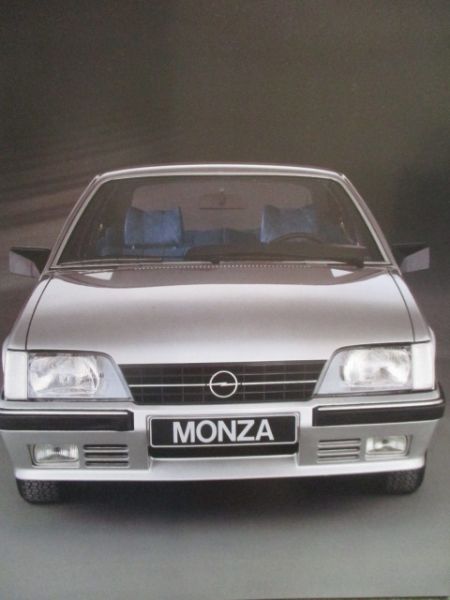 Opel Monza Katalog 2.5E 3.0E Dezemer 1982 Katalog