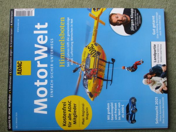 ADAC Motorwelt Winter 2020 Mercedes EQS,Kindersitze im Test