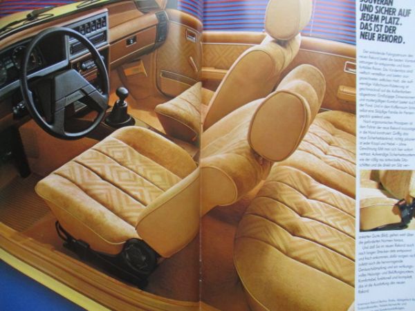 Opel Rekord E 1.8N S 2.0S 2.0E +2.3D Katalog April 1985