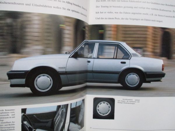 Opel Ascona C LS Touring GLS Exklusiv GT/Sport 55kw Diesel 40kw 62kw 95kw +Katalysator August 1987