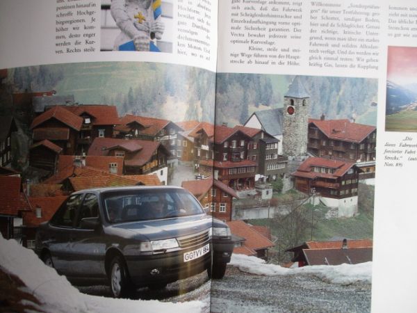 Opel Vectra A 4x4 Prospekt August 1991