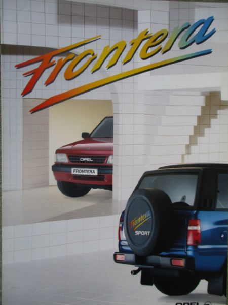 Opel Frontera +Sport Katalog 92kw 85kw +74kw 2.3lTurbo-Diesel Motor Katalog März 1991