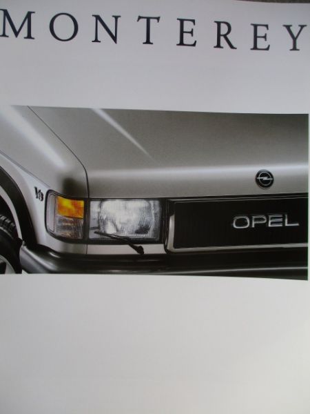 Opel Monterey +RS +LTD 3.2i V6 24V 3.1 Turbo Diesel Katalog Januar 1993