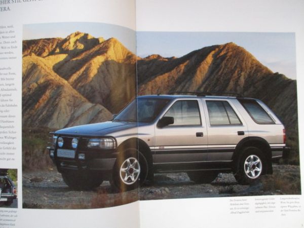Opel Frontera +Sport 2.0l 85kw 2.2 16V 100kw +2.8Turbo-Diesel 83kw Katlaog März 1995