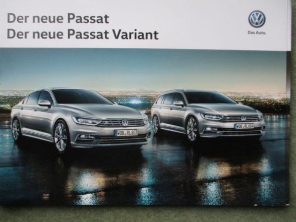 VW Passat +Variant (B8) Modelljahr 2016 +R-Line 92kw 110kw 132kw 162kw 206kw +Diesel 88kw 110kw 140kw 176kw