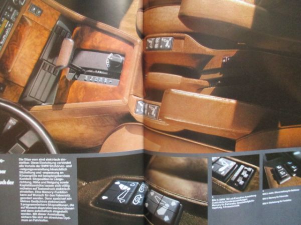 BMW 735i 745i 735i Katalysator Executive Ausstattung Mappe E23 März 1985+Katalog