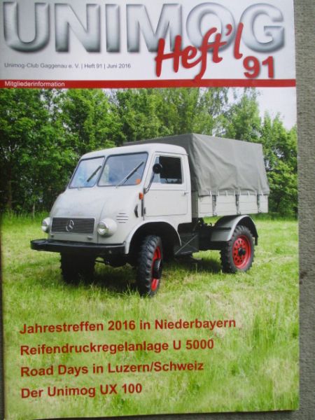 Unimog 6/2016 UX 100,Reifendruckregelanlage U5000,