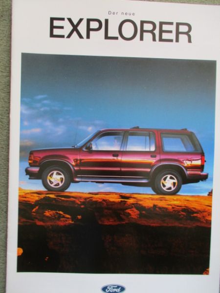 Ford Explorer 1.Generation 4.0lV6 121kw/165ps Katalog Dezember 1992 NEU